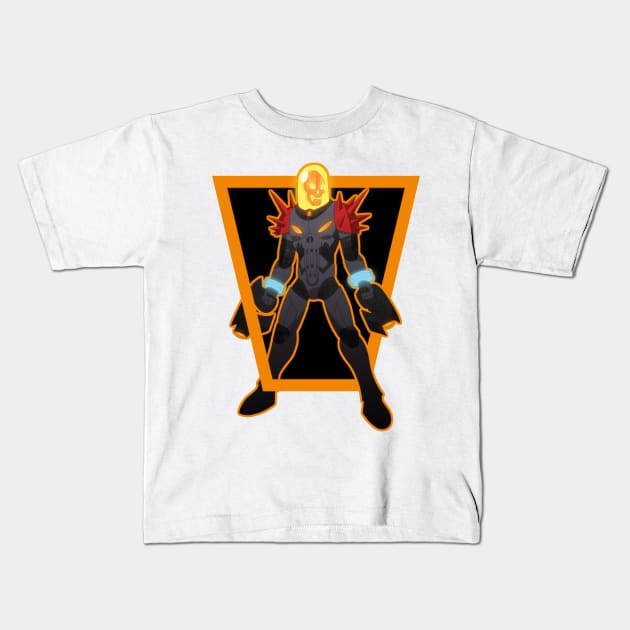 Cosmic ghost rider Kids T-Shirt by Atzon